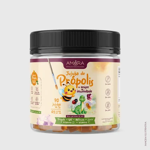 Jujuba de Própolis + Amigos da Imunidade, produto Amora